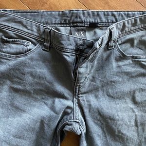 Light grey skinny jeans